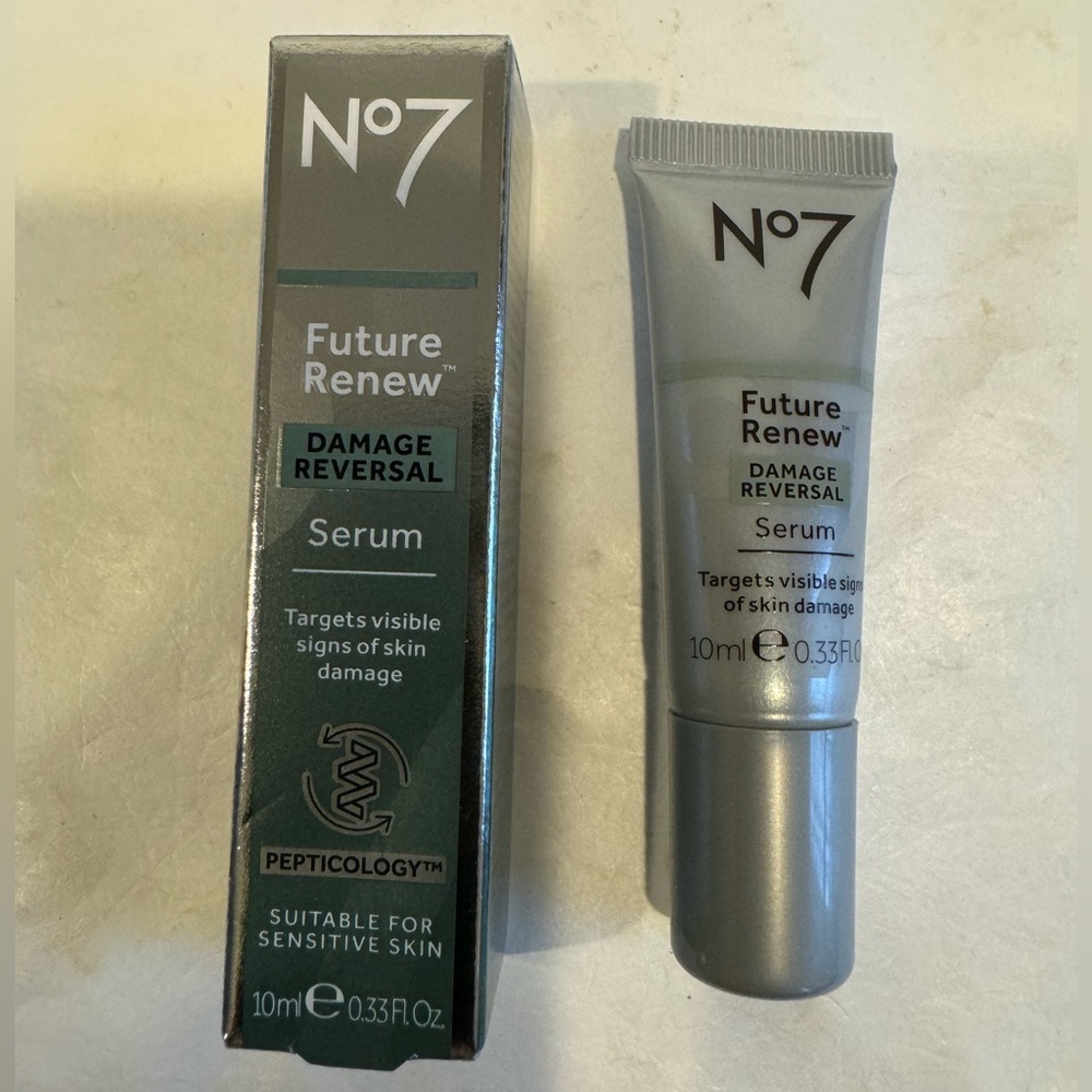 No7 Future Renew Damage Reversal Serum Mini Travel Size 0.33oz NIB 3